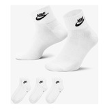 Medias Nike Sportswear Everyday Essential Blanco Paquete X 3