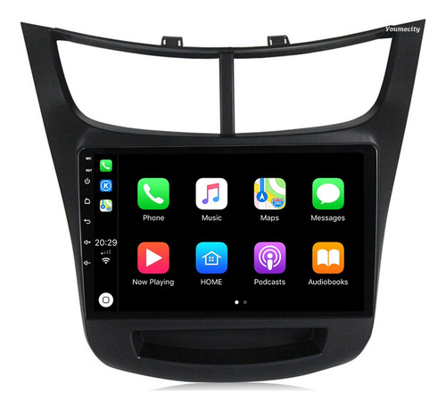 Auto Radio Estéreo Android Gps Para Chevrolet Aveo 2018-2022