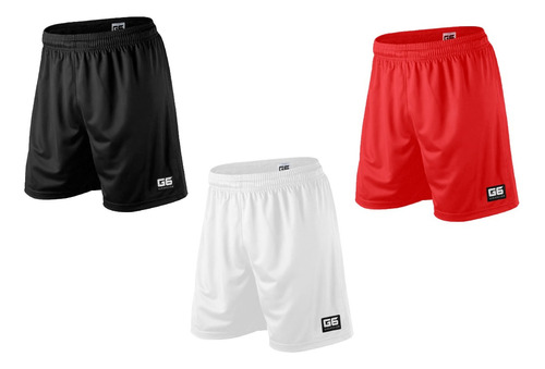 Pack X 3 Short Deportivo Running Futbol Basquet Pádel Gym G6