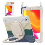 Funda iPad 10.2 Batyue 9a/8a/7a Gen Portalápiz/verd Colorido