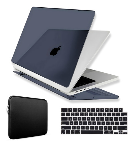 Kit Capa Case + Neoprene + Película New Macbook Pro 14 A2442