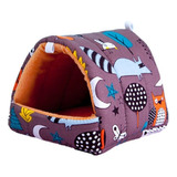 Cama Casa Cuyo Raton Erizo Hamster Huron  15*15cm