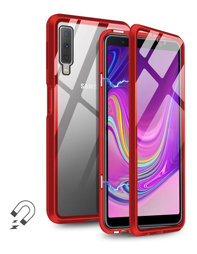 Funda Magnetica Para Samsung Con Templado Frontal 