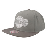 Gorra Mitchell & Ness Lakers Metallic Grey Nba