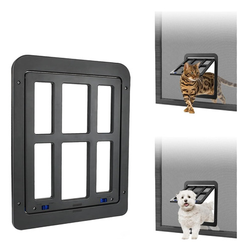 Puerta Magnética Automática Para Mascotas Pequeñas Con Mosqu