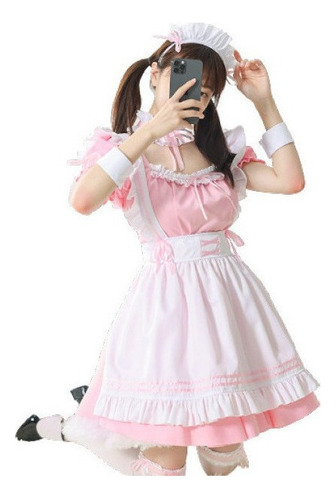 Kawaii Lolita Maid Set Traje Cosplay Conjunto