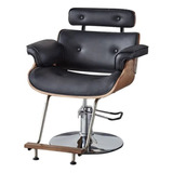 Silla Sillón Para Barbería Y Estética Con Altura Ajustable