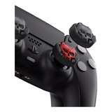 Grips Análogos Pro Para Control Ps4 Ps5 Xbox Switch Scuf Color Negro Y Rojo