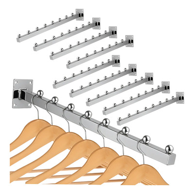Gancho Blister Cascada Exhibidor Ropa Para Pared 10pzs 40cm | Envío gratis