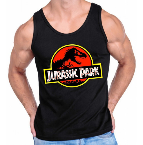 Playera Tank Top Jurassic Park World Olimpica Tirantes D1nf