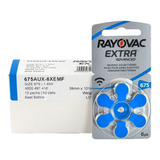 Pack X 60 Pilas Audifono Rayovac 675 Extra Advanced