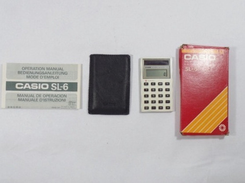 Calculadora Casio - Sl - 6 - Rarissima