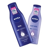 Nivea Kit 2 Und Creme Hidratante 200ml - Milk + Soft Milk