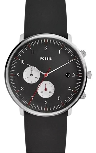 Fossil Reloj Estilo Chase Cronometró Negro Cab Mod Fs5484