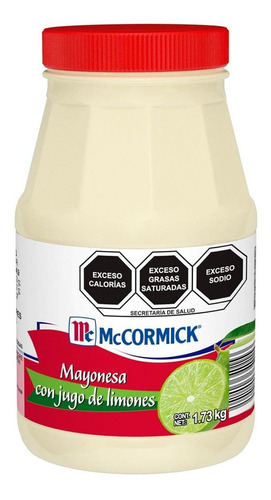 Mayonesa Mccormick Con Jugo De Limón 1.73kg