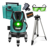 Nível Laser Verde 5 Linhas 360º 3d+ Tripé Imperdível 