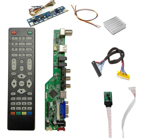 Placa Tv Lcd Led Universal Controladora Analógica C/inverter