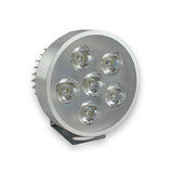 Faro Redondo 6 Led 12w Auxiliar Auto Moto 