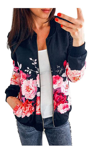 X Chaqueta Bomber Para Mujer, Fina, De Verano, Con Cremaller