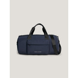 Bolso Duffle Skyline Con Logo Azul Tommy Hilfiger