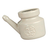 Neti Pot De Cerámica Sinus Rinse Pot Agarre Gris Gris