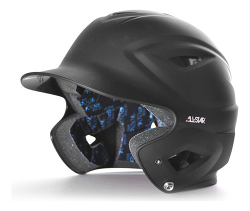 Casco Beisbol All Star S7 Negro Mate Ajustable 6 1/2 - 7 1/2