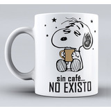 Taza Snoopy, Sin Café No Existo