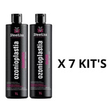 7 Kits Progressiva Steel Liss Cosmetics + Shampoo Atacado