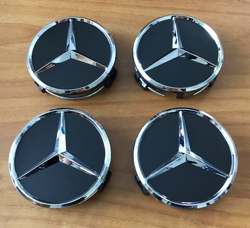  Juego De 4 Unidades De Tapa De Aro Emblema Mercedes Benz  Foto 6