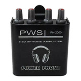 Amplificador P/ Fone De Ouvido Ph2000 Pws + Fone Zstx + Bag