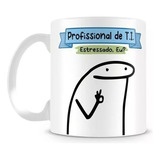 Caneca Meme Flork Profissional De Ti