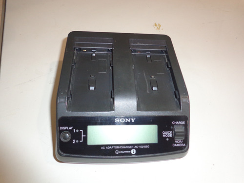 Carregador De Bateria Duplo Para Série L Sony Ac-vq1050