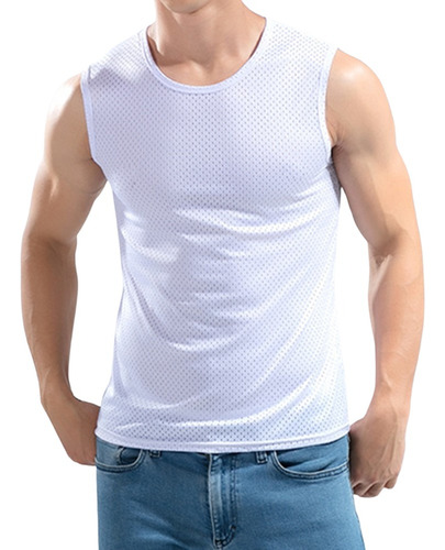 Hombre Tank Top Camiseta Gym Transpirable De Secado Rápido