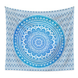 Tapiz Colgante Con Fondo De Mandala Para Habitación De Casa