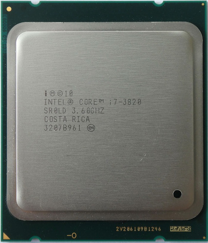 Procesador Intel Core I7 3820 4 Núcleos/8 Hilos/3,8/lga2011