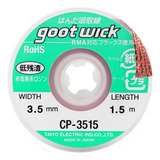 Malla Desoldadora Goot Wick Oem Cp-3515 3.5mm X 1.5m