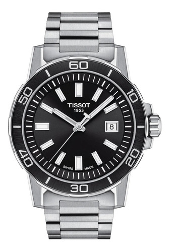 Reloj Tissot 1256101105100 Super Sport Hombre Acero Cla 