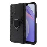 Estuche Para Xiaomi Redmi 9t Anillo Negro