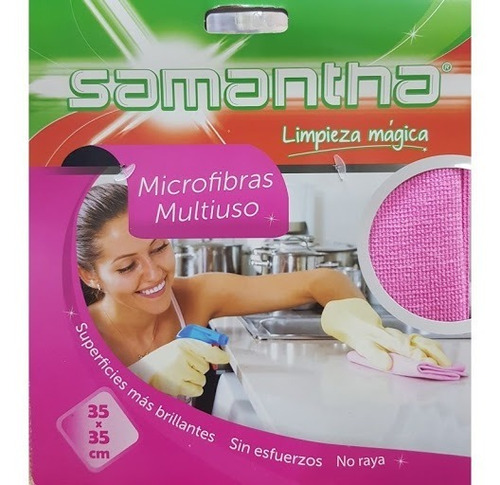 Paño De Microfibra Samantha Multiuso 35 X 35 Cm