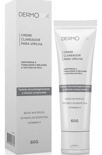 Creme Clareador Íntimo Para Virilha E Axilas Dermosex  60 G