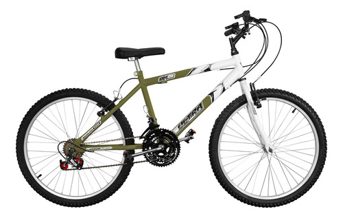 Bicicleta Ultra Bikes Aro 24 Quadro Alto 2 Cores 18 Marchas