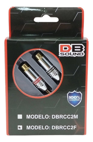 Cable Y Rca Reforzado Db Sound 100% Cobre 2 Hembras 1 Macho