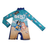 Traje De Baño Bluey Talla 2,4,6,8,10,12