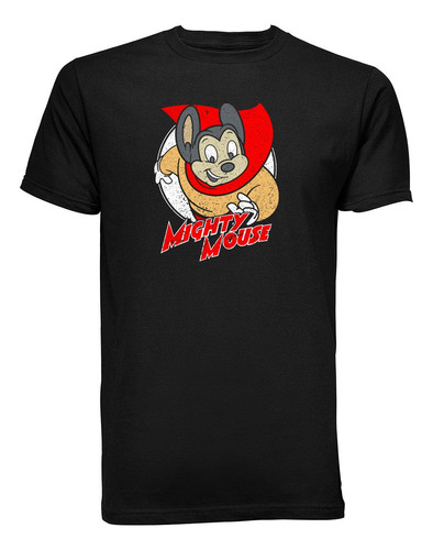 Playera T-shirt Vintage El Super Raton Mighty Mouse 