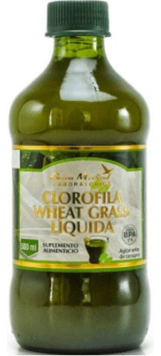 Clorofila Liquida Wheat Grass 500ml Green Medical