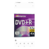 Lote X9 Cds Vírgenes Memorex Dvd+r 4.7gb/120 Min Nuevos