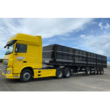 Conjunto Daf Xf 530 6x2 23/24 Sr Graneleiro 4 Eixo Facchini