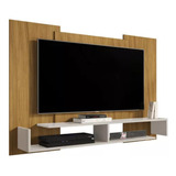 Painel Para Tv Design Elegante Com Prateleira P/ Decoração 