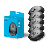 Mouse Para Pc Óptico Usb 1200dpi Atacado/revenda Kit Com 05