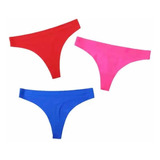 Pack De 6 Tangas  Sin Costura Lenceria Sexi Femenina Colales